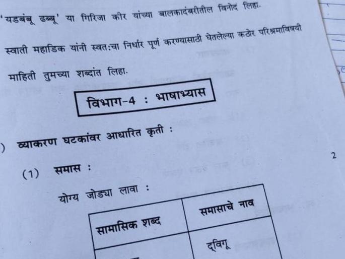  The Marathi paper of the 8th broke out in the 7th minute | १० वीचा मराठीचा पेपर १५ व्या मिनिटात फुटला