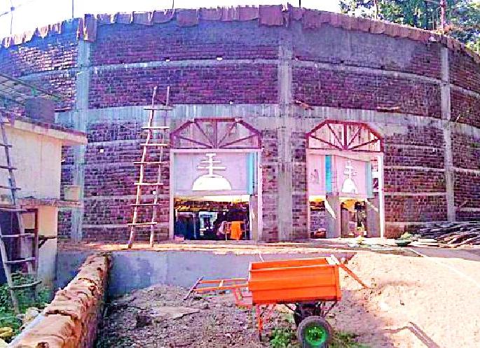 Construction of closet villa from 1.5 crores to progress | दीड कोटीतून कोठरी विहाराचे बांधकाम प्रगतीपथावर Construction of closet villa from 1.5 crores to progress | दीड कोटीतून कोठरी विहाराचे बांधकाम प्रगतीपथावर