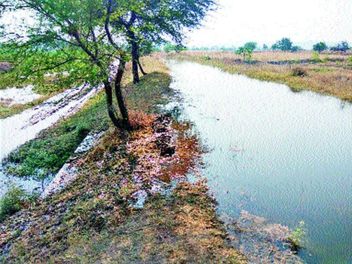 Bound in water pond | पाणी तलावात टाकण्यात अडसर Bound in water pond | पाणी तलावात टाकण्यात अडसर