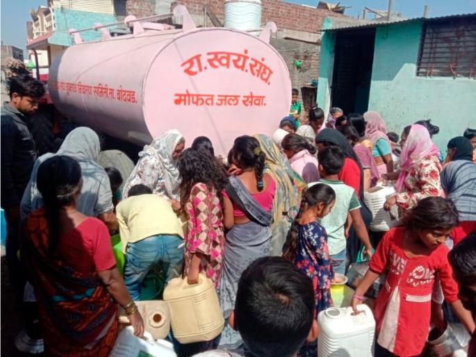 Bodwadkar's struggle for water | बोदवडकरांची पाण्यासाठी धडपड  Bodwadkar's struggle for water | बोदवडकरांची पाण्यासाठी धडपड
