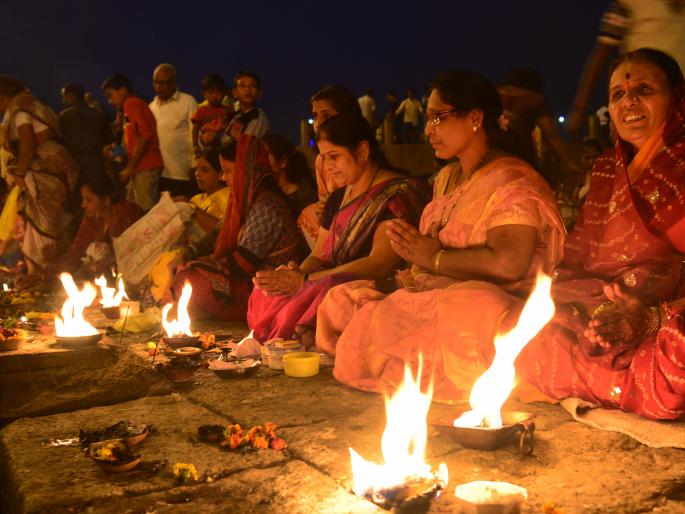 The focus is on the lamp ... | लक्ष लक्ष उजळले दीप... The focus is on the lamp ... | लक्ष लक्ष उजळले दीप...