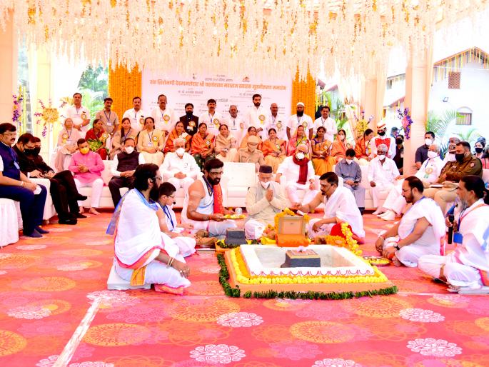 Nationalist factionalism exposed on the occasion of Smarak Bhumi Pujan | स्मारक भूमिपूजन निमित्ताने राष्ट्रवादीतील गटबाजी उघड Nationalist factionalism exposed on the occasion of Smarak Bhumi Pujan | स्मारक भूमिपूजन निमित्ताने राष्ट्रवादीतील गटबाजी उघड