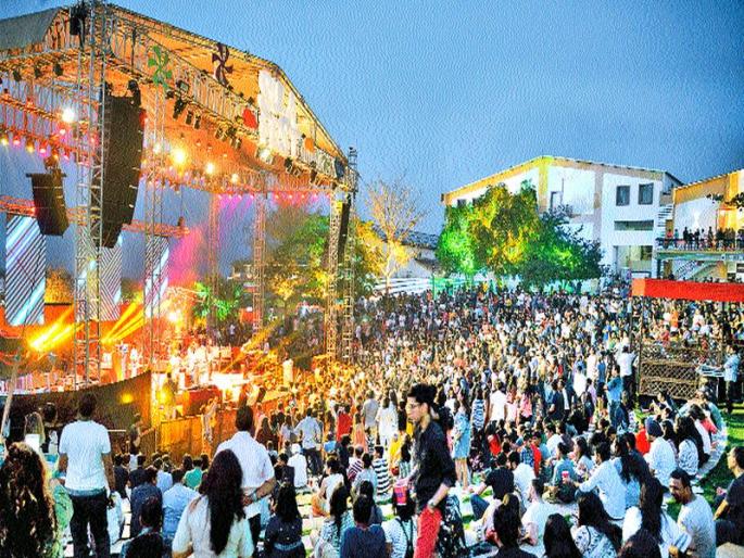 Wine Tourism Fun: Country and foreign tourists participate in 'Suala' | वाइन टुरिझमची मौज : देशी-विदेशी पर्यटकांचा सहभाग ‘सुला’मध्ये थिरकली तरुणाई Wine Tourism Fun: Country and foreign tourists participate in 'Suala' | वाइन टुरिझमची मौज : देशी-विदेशी पर्यटकांचा सहभाग ‘सुला’मध्ये थिरकली तरुणाई