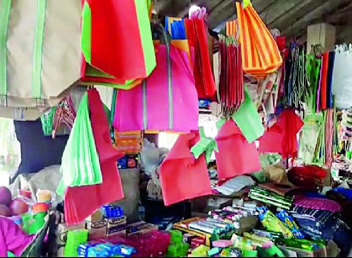 The business of bag selling bags | पिशव्या विक्रीच्या व्यवसायाला तेजी