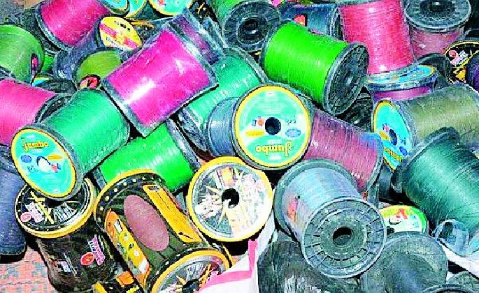 Chinese cat banned in district | जिल्ह्यात चायनीज मांजावर पूर्णत: बंदी Chinese cat banned in district | जिल्ह्यात चायनीज मांजावर पूर्णत: बंदी