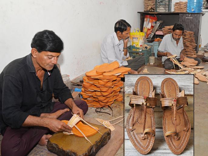 After the Prada Kolhapuri slippers controversy inquiries from home and abroad, demand increased | Kolhapuri chappal: 'प्राडा'च्या कोल्हापुरी चप्पल वादानंतर देश-विदेशातून चौकशी, मागणी वाढली After the Prada Kolhapuri slippers controversy inquiries from home and abroad, demand increased | Kolhapuri chappal: 'प्राडा'च्या कोल्हापुरी चप्पल वादानंतर देश-विदेशातून चौकशी, मागणी वाढली