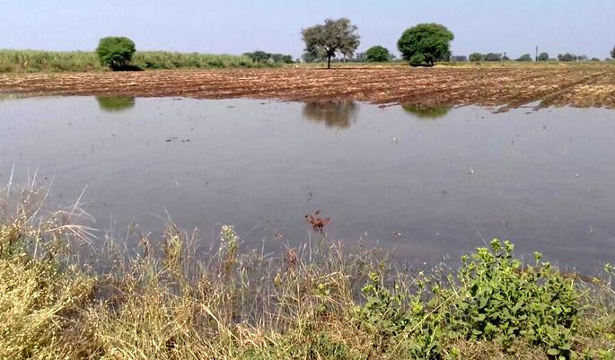 Failure to get into Maljgat; Waste of water | मालजगावात चारी नादुरुस्त; पाण्याची नासाडी