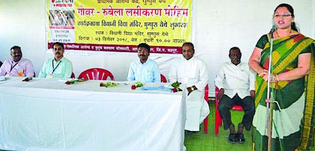 Vaccination of one lakh students in the district | जिल्ह्यात एक लाखांवर विद्यार्थ्यांना लसीकरण Vaccination of one lakh students in the district | जिल्ह्यात एक लाखांवर विद्यार्थ्यांना लसीकरण