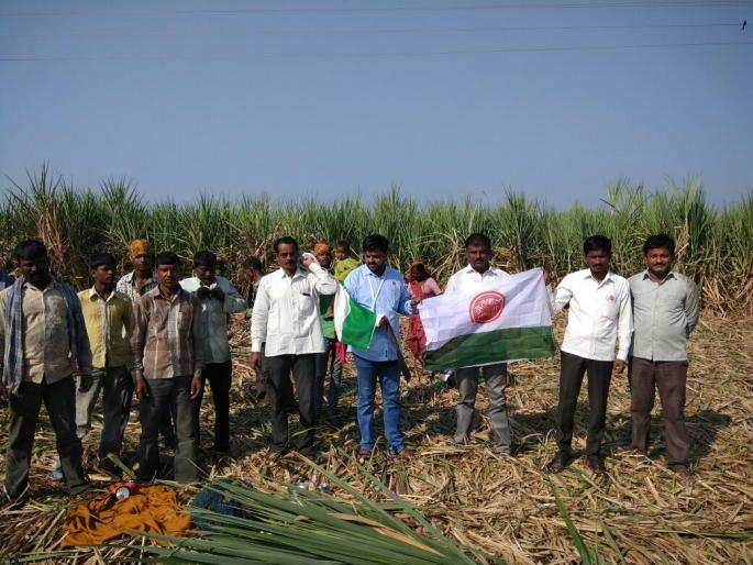 Swatantrya Farmer's Association has closed the consolidation in Satara district | सातारा जिल्ह्यात स्वाभिमानी शेतकरी संघटनेने पाडल्या ऊसतोडी बंद Swatantrya Farmer's Association has closed the consolidation in Satara district | सातारा जिल्ह्यात स्वाभिमानी शेतकरी संघटनेने पाडल्या ऊसतोडी बंद
