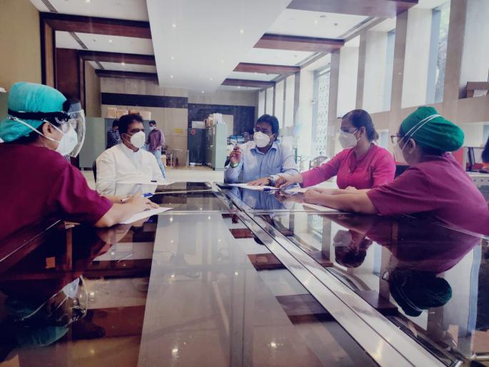 Connect through Nesco Covid Center and Nanavati Hospital Telemedicine | नेस्को कोविड सेंटर व नानावटी हॉस्पिटल टेलीमेडीसिनच्या माध्यमातून जोडा Connect through Nesco Covid Center and Nanavati Hospital Telemedicine | नेस्को कोविड सेंटर व नानावटी हॉस्पिटल टेलीमेडीसिनच्या माध्यमातून जोडा