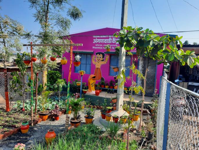Pimpalgaon Anganwadis waiting for Chimukalya | पिंपळगावी अंगणवाड्यांना चिमुकल्यांची प्रतीक्षा Pimpalgaon Anganwadis waiting for Chimukalya | पिंपळगावी अंगणवाड्यांना चिमुकल्यांची प्रतीक्षा