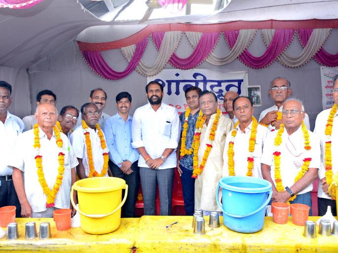 Parbhani: The end of the 101-day peace academy | परभणी : १०१ दिवसांच्या शांतीदूत संस्थेच्या जलयज्ञाची समाप्ती