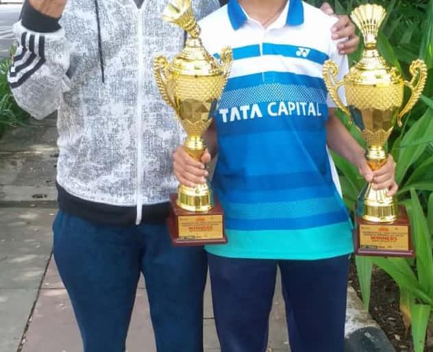 Prajwal gets double gold in state badminton tournament | राज्य बॅडमिंटन स्पर्धेत प्रज्वलला दुहेरी सुवर्ण