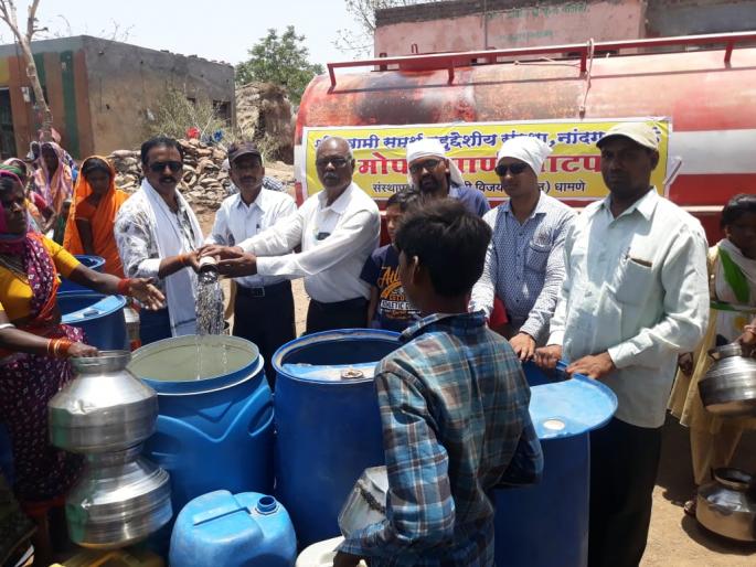  Free water supply to Nettala tribal people | निमतळा आदिवासी वस्तीत मोफत पाणीपुरवठा