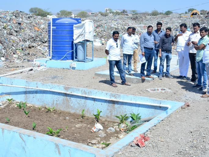 Fertilizer production started from waste in Patna | सटाण्यात कचº्यापासून खत निर्मिती सुरु Fertilizer production started from waste in Patna | सटाण्यात कचº्यापासून खत निर्मिती सुरु