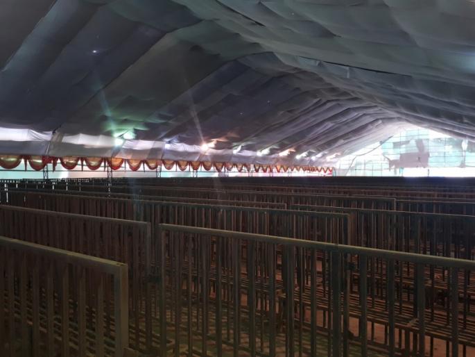 Water proof aam aadmi to Trimbakeshwar Darshan | त्र्यंबकेश्वरला दर्शन बारीसाठी वॉटर प्रूफ शामियाना Water proof aam aadmi to Trimbakeshwar Darshan | त्र्यंबकेश्वरला दर्शन बारीसाठी वॉटर प्रूफ शामियाना