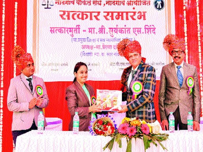 74 lakhs record recovery from Nandgaon in National Lok Adalat | राष्ट्रीय लोकअदालतीत नांदगावमधून ७४ लाख रुपयांची विक्रमी वसुली 74 lakhs record recovery from Nandgaon in National Lok Adalat | राष्ट्रीय लोकअदालतीत नांदगावमधून ७४ लाख रुपयांची विक्रमी वसुली