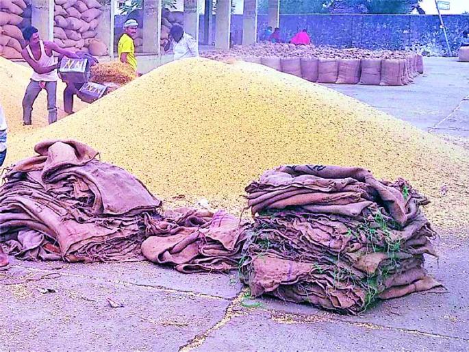 1.85 lakh quintals of soybean inward | १.८५ लाख क्विंटल सोयाबीनची आवक 1.85 lakh quintals of soybean inward | १.८५ लाख क्विंटल सोयाबीनची आवक