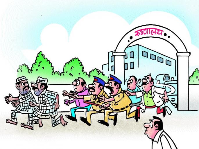 The accused accused for the second time in 15 days from Aurangabad | औरंगाबादेतून १५ दिवसांत दुसऱ्यांदा पळाला आरोपी The accused accused for the second time in 15 days from Aurangabad | औरंगाबादेतून १५ दिवसांत दुसऱ्यांदा पळाला आरोपी