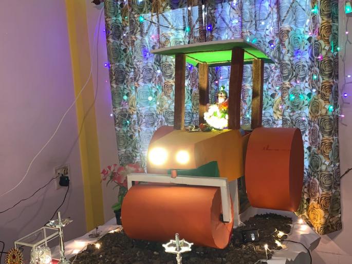 Bad road reflection | Ganesh Mahotsav -खराब रस्त्याचे प्रतिबिंब देखाव्यामध्ये Bad road reflection | Ganesh Mahotsav -खराब रस्त्याचे प्रतिबिंब देखाव्यामध्ये