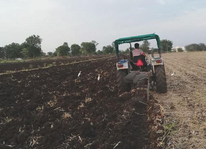 Speed up pre-sowing works in Buldhana District | मृग नक्षत्र दोन दिवसांवर, पेरणीपूर्व कामांना वेग Speed up pre-sowing works in Buldhana District | मृग नक्षत्र दोन दिवसांवर, पेरणीपूर्व कामांना वेग
