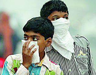 Air pollution at alarm level | वायू प्रदूषण धोक्याच्या पातळीवर Air pollution at alarm level | वायू प्रदूषण धोक्याच्या पातळीवर