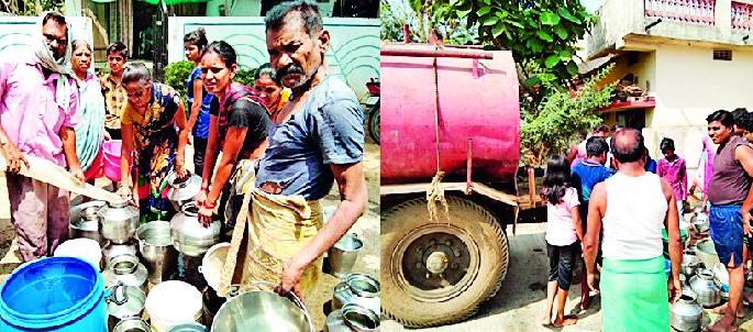 Water supply to tankers in eight wards in the city | शहरातील आठ वॉर्डांमध्ये टँकरने पाणीपुरवठा