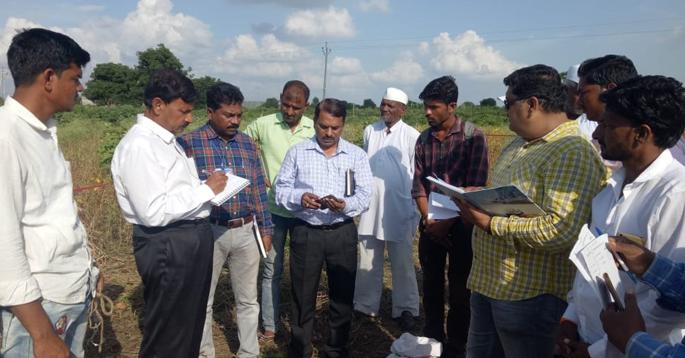 Meeting on various works of Agriculture Director Pratap Singh Kadam | कृषी सहसंचालक प्रतापसिंग कदम यांच्या विविध कामांना भेटी