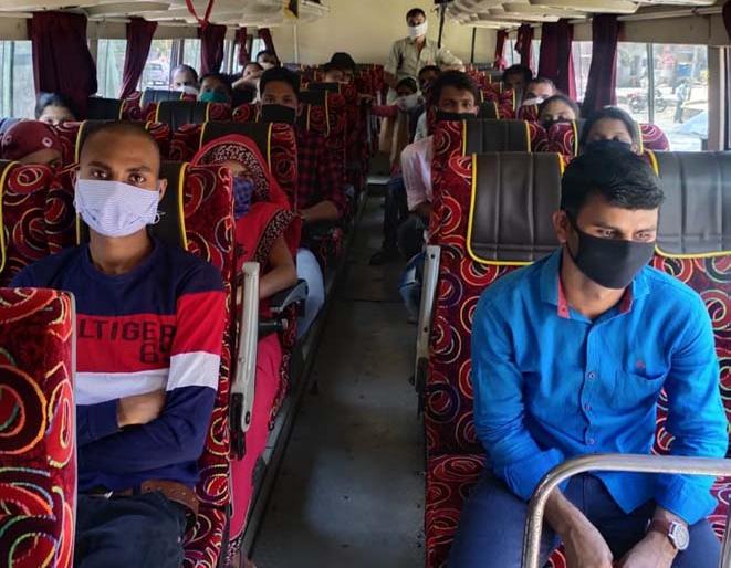 480 laborers from Pune will come to Nandurbar at night | पुण्यातील ४८० मजूर रात्री नंदुरबारात येणार 480 laborers from Pune will come to Nandurbar at night | पुण्यातील ४८० मजूर रात्री नंदुरबारात येणार