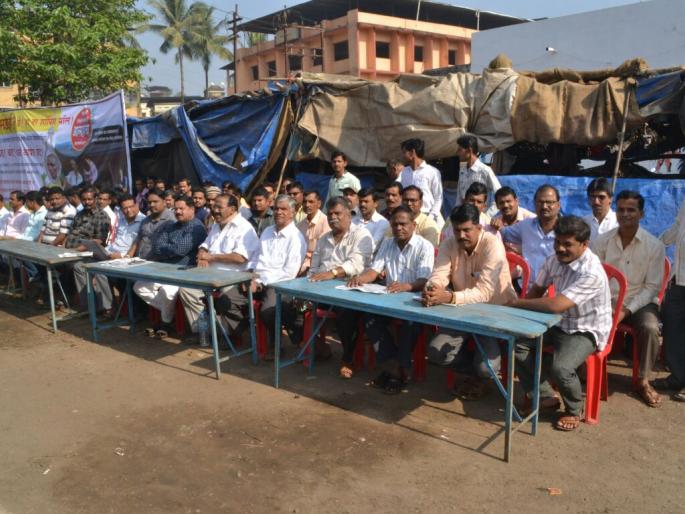 Chipulan vegetable crushers shut, | रत्नागिरी : भाजी व्यावसायिकांविरोधात हटाव मोहीम, चिपळुणात भाजी व्यावसायिकांचा बंद