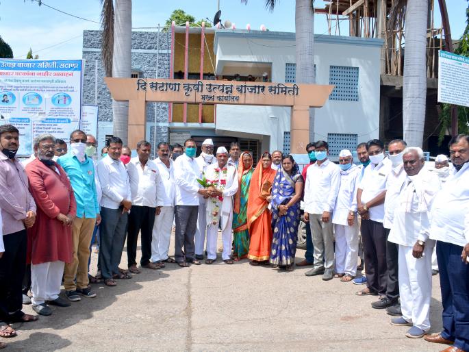 Prakash Deore unopposed as the Deputy Chairman of the Satana Market Committee | सटाणा बाजार समितीच्या उपसभापतीपदी प्रकाश देवरे बिनविरोध Prakash Deore unopposed as the Deputy Chairman of the Satana Market Committee | सटाणा बाजार समितीच्या उपसभापतीपदी प्रकाश देवरे बिनविरोध