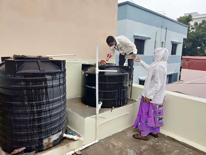 Survey of mosquito breeding sites started | डास निर्मिती ठिकाणांचे सर्व्हेक्षण सुरू Survey of mosquito breeding sites started | डास निर्मिती ठिकाणांचे सर्व्हेक्षण सुरू