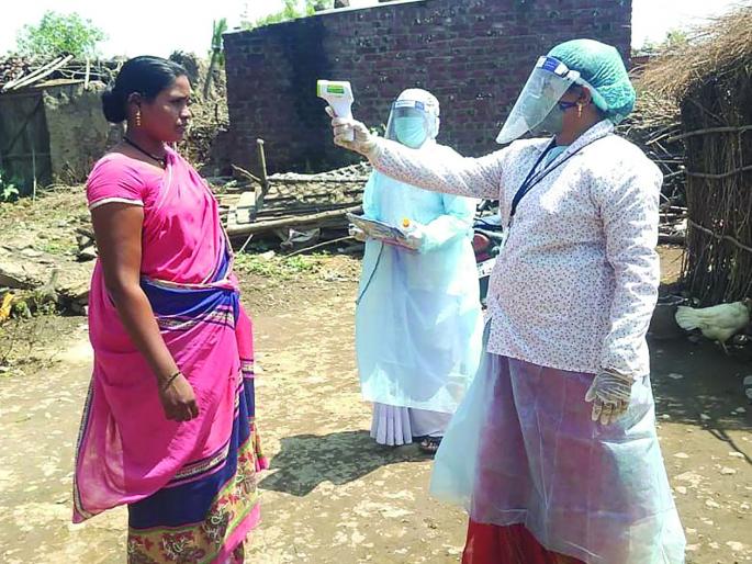 CoronaVirus: Survey of 390 families in Bhoyani, Dadgaon | CoronaVirus : भोयणी, दादगाव येथील ३९० कुटुंबांचे सर्वेक्षण CoronaVirus: Survey of 390 families in Bhoyani, Dadgaon | CoronaVirus : भोयणी, दादगाव येथील ३९० कुटुंबांचे सर्वेक्षण