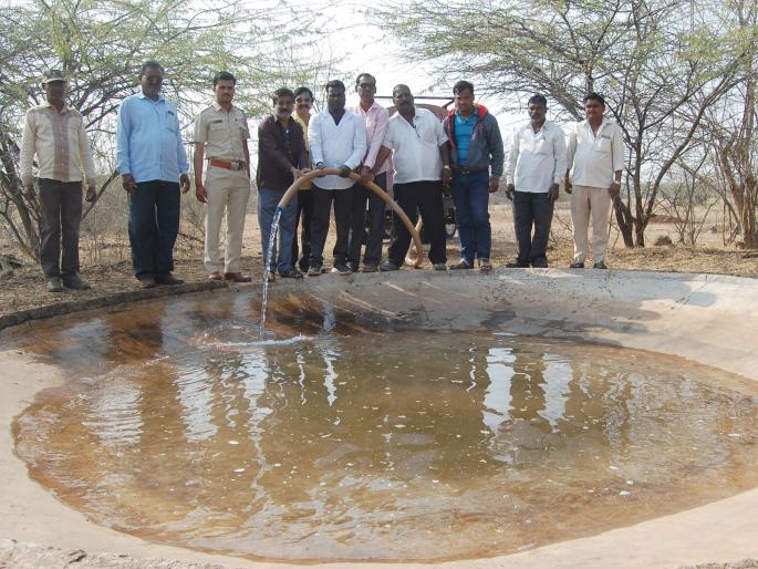 Water hole arrangement for deer ... | हरणांसाठी वॉटर होलची व्यवस्था...  Water hole arrangement for deer ... | हरणांसाठी वॉटर होलची व्यवस्था...