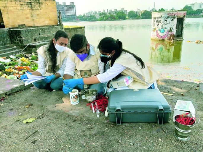 Improved water quality in four lakes; Consequences of preventing Ganpati immersion | नागपुरातील चार तलावातील पाण्याची गुणवत्ता सुधारली; गणपती विसर्जनास प्रतिबंध घालण्याचे परिणाम Improved water quality in four lakes; Consequences of preventing Ganpati immersion | नागपुरातील चार तलावातील पाण्याची गुणवत्ता सुधारली; गणपती विसर्जनास प्रतिबंध घालण्याचे परिणाम