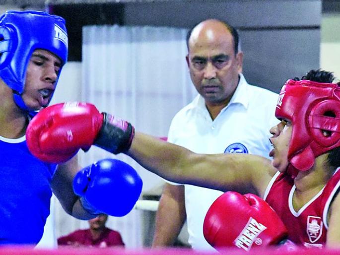 Boxers of Maharashtra are in the semi-finals | महाराष्ट्राच्या बॉक्सर्सची उपांत्य फेरीत धडक Boxers of Maharashtra are in the semi-finals | महाराष्ट्राच्या बॉक्सर्सची उपांत्य फेरीत धडक