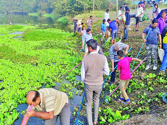 55 trucks garbage collect; Pimpri Chinchwad's pavna river Clean campaign | पंचावन्न ट्रक कचरा गोळा; पिंपरी चिंचवडमध्ये ‘माझी पवनामाई स्वच्छ पवनामाई’ उपक्रम 55 trucks garbage collect; Pimpri Chinchwad's pavna river Clean campaign | पंचावन्न ट्रक कचरा गोळा; पिंपरी चिंचवडमध्ये ‘माझी पवनामाई स्वच्छ पवनामाई’ उपक्रम