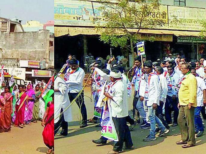 Nationalist tehsil office 'attackball' | राष्ट्रवादीचा तहसील कार्यालयावर ‘हल्लाबोल’ Nationalist tehsil office 'attackball' | राष्ट्रवादीचा तहसील कार्यालयावर ‘हल्लाबोल’