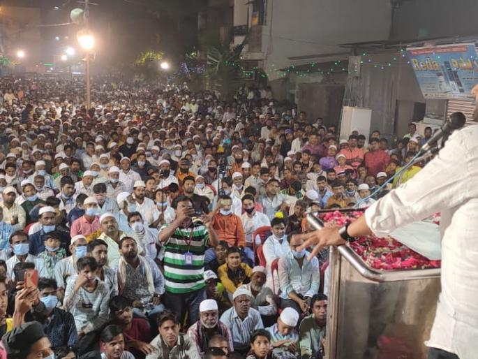 Malegaon assembly without permission, case filed against five persons including former MLA | मालेगावी विनापरवानगी सभा, माजी आमदारासह पाच जणांविरुद्ध गुन्हा दाखल Malegaon assembly without permission, case filed against five persons including former MLA | मालेगावी विनापरवानगी सभा, माजी आमदारासह पाच जणांविरुद्ध गुन्हा दाखल
