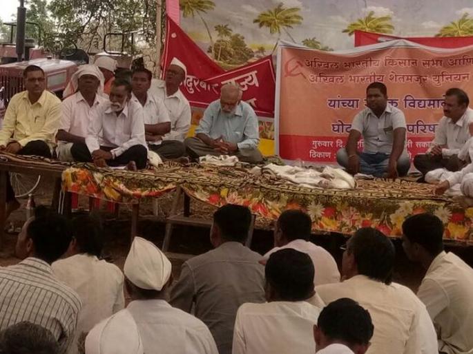 Six council resolutions on the eastern region's water conventions are approved for the Kisan Sabha water council | किसान सभेच्या पाणी परिषदेत पूर्व भागातील टंचाईवर सहा ठराव मंजुर Six council resolutions on the eastern region's water conventions are approved for the Kisan Sabha water council | किसान सभेच्या पाणी परिषदेत पूर्व भागातील टंचाईवर सहा ठराव मंजुर