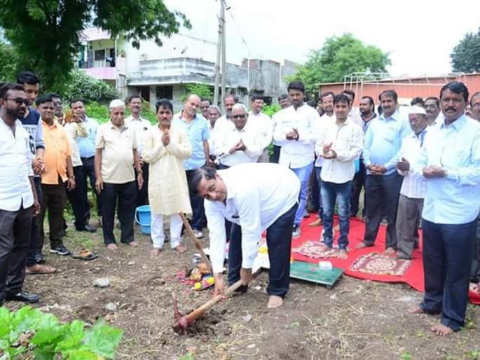 Bhimipujan of Amrit Yojana Jalakumbh | अमृत योजना जलकुंभाचे भूमिपूजन Bhimipujan of Amrit Yojana Jalakumbh | अमृत योजना जलकुंभाचे भूमिपूजन