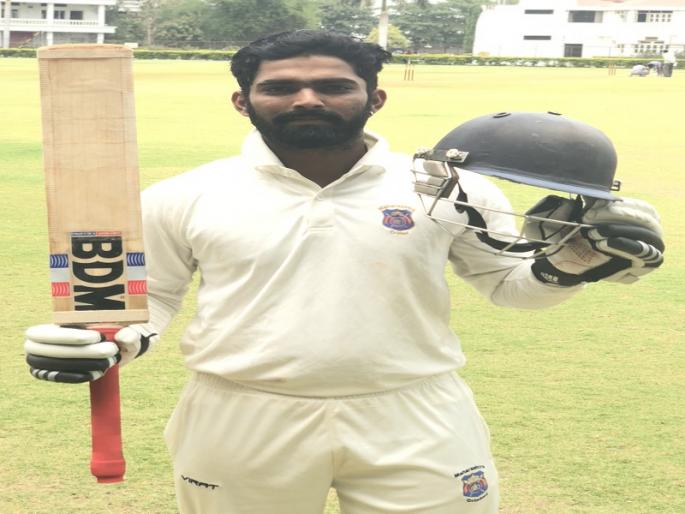 Vijay Zol's bouncing century; Sangakkara scored 187 runs against Kedans | विजय झोलचे खणखणीत शतक; केडन्सविरुद्ध जालना संघाच्या १८७ धावा Vijay Zol's bouncing century; Sangakkara scored 187 runs against Kedans | विजय झोलचे खणखणीत शतक; केडन्सविरुद्ध जालना संघाच्या १८७ धावा