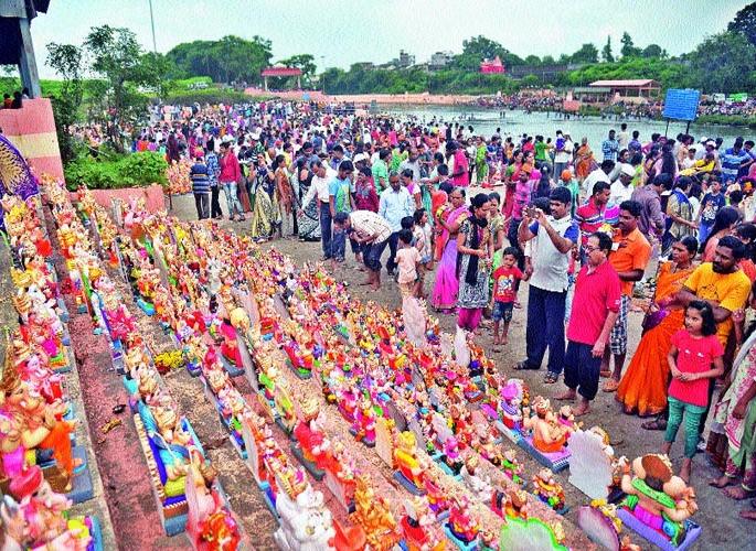 Environmental Immersion of the House of the Republic | घरगुती गणरायांचे पर्यावरणस्नेही विसर्जन