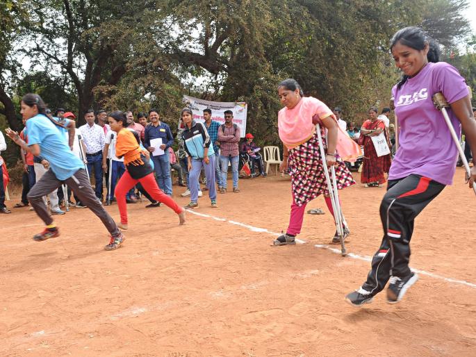 Organized by the Paralympic Sports Association, more than 3 disabled athletes participated | पॅरालिंपिक स्पोर्टस असोसिएशनचे आयोजन, ७० हून अधिक दिव्यांग खेळाडू सहभागी Organized by the Paralympic Sports Association, more than 3 disabled athletes participated | पॅरालिंपिक स्पोर्टस असोसिएशनचे आयोजन, ७० हून अधिक दिव्यांग खेळाडू सहभागी