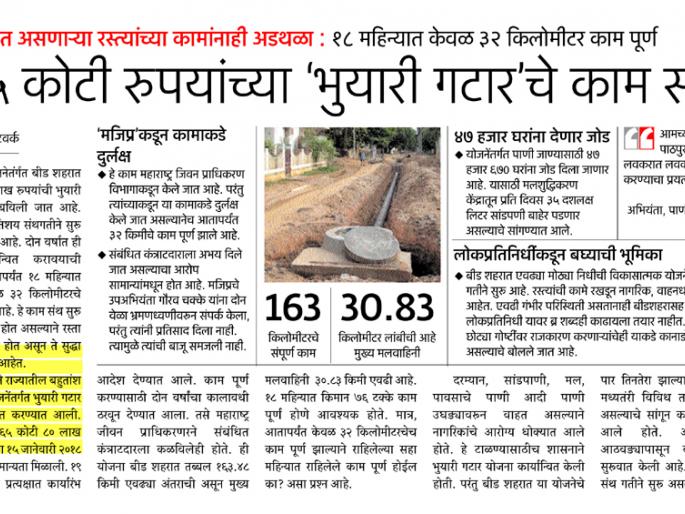 Get a gutter, water plan immediately | गटार, पाणी योजना तात्काळ मार्गी लावा Get a gutter, water plan immediately | गटार, पाणी योजना तात्काळ मार्गी लावा