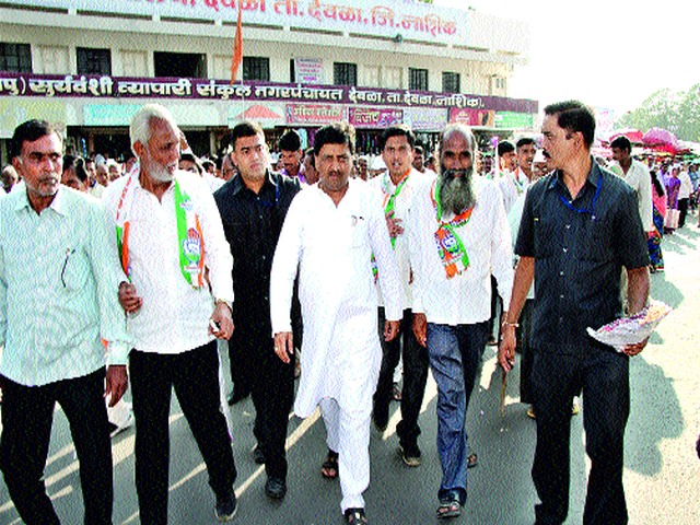 Welcome to the Jan Sanghshara Yatra | जनसंघर्ष यात्रेचे देवळ्यात स्वागत