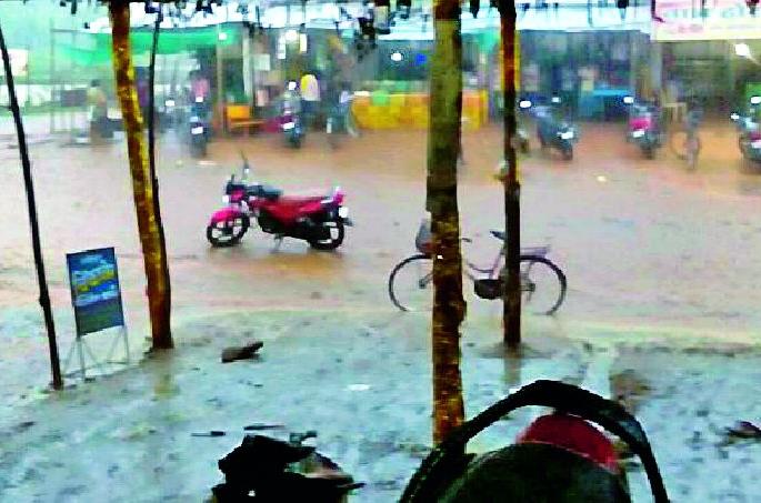 Bhamragad taluka in the rain was thundered | भामरागड तालुक्याला पावसाने झोडपले