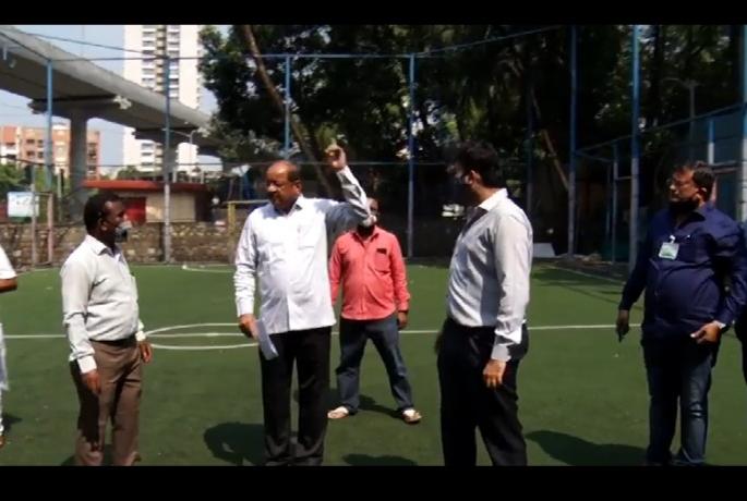 Permission for Turf Sports in Mahavir Nagar, Kandivali | कांदिवलीच्या महावीर नगरात टर्फ स्पोर्टसला परवानगी Permission for Turf Sports in Mahavir Nagar, Kandivali | कांदिवलीच्या महावीर नगरात टर्फ स्पोर्टसला परवानगी
