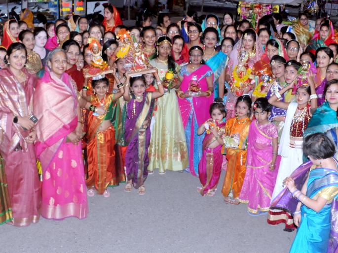 Garagaur on behalf of the Lasalagavi Rajasthani Mahila Mandal | लासलगावी राजस्थानी महिला मंडळाच्यावतीने गणगौर Garagaur on behalf of the Lasalagavi Rajasthani Mahila Mandal | लासलगावी राजस्थानी महिला मंडळाच्यावतीने गणगौर