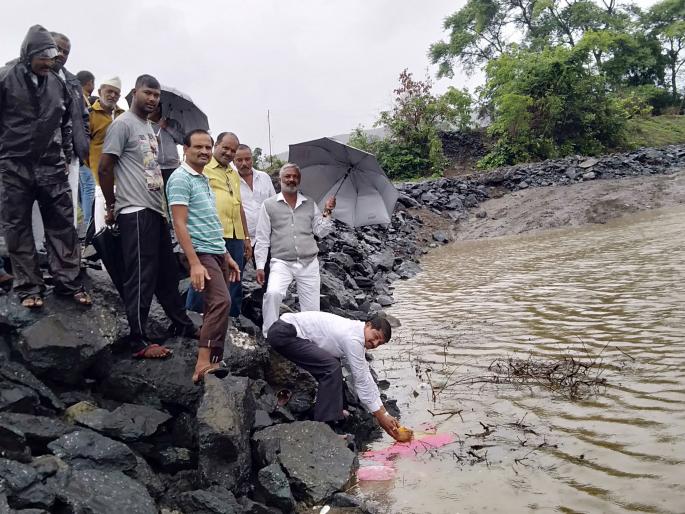  Jalpujan of the Mhlungi River at Thangaon | ठाणगाव येथे म्हाळुंगी नदीचे जलपूजन
